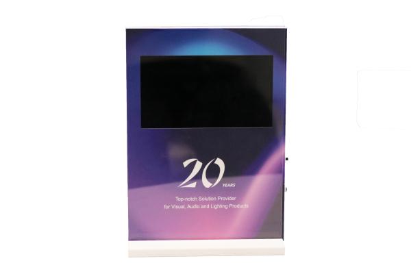 ODM Acrylic Video POS Display A4のサイズ5GB Memory CMYK Color