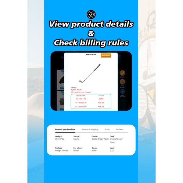 Golf Club Rental Locker Vending Machine With Card Reader Suitable for Golf Courses, Resorts