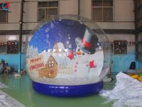 Balón inflable de tema de muñeco de nieve de invierno
