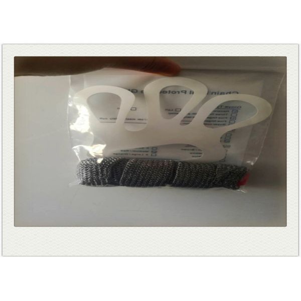 Отрежьте устойчивый металл перчаток нержавеющей стали сваренный для мясной промышленности