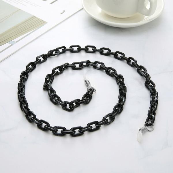 Fashion glasses accessories anticorrosive glasses rope plastic chain fish-bone chain polypropylene chaine