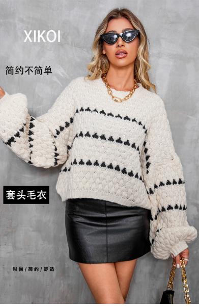 Ladies free size Long Sleeve Women s Sweaters Casual Style Bulky Sweaters