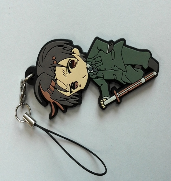 Custom Soft Rubber Keychain Fashion Key Holder 3D PVC Key Chains PVC Rubber Keychain