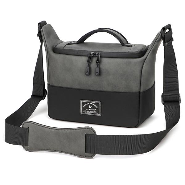 CROSS-BORDER NEW PU SINGLE SHOULDER CROSSBODY CAMERA BAG SLR CAMERA BAG PHOTOGRAPHY DIGITAL CAMERA BAG LENS STORAGE BAG