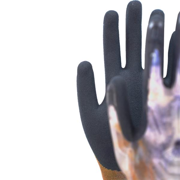 15 Gauge Impact-Guard TPR Gloves Latex Sandy Coated Garden Gloves With Custom Design And Color Option