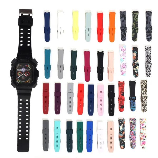 Multicolor водоустойчивый ремешок силикона, облегченные диапазоны силикона Smartwatch