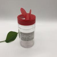 310ml dégagent le cylindre en plastique, pot d'épice de dispositif trembleur de sel d'animal familier avec le chapeau ouvert de secousse de double