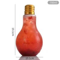 Do ANIMAL DE ESTIMAÇÃO livre da forma do bulbo de BPA garrafa plástica 500ml para a bebida, suco, água, soda