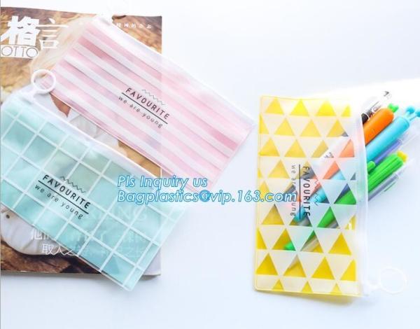 Slider Zipper PVC Pouch Clear Vinyl PVC k Bag, slider bag for underwear packaging slider zipper vinyl bag for clot