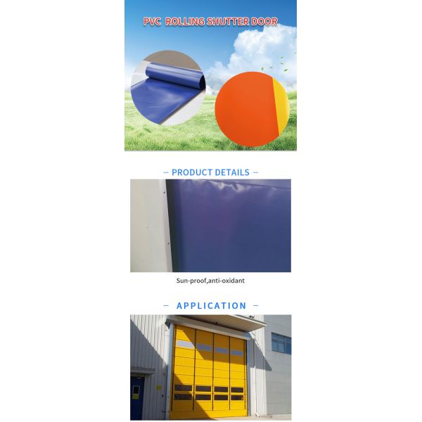 Shutter Rolling Door 1000gsm PVC Coated Tarpaulin
