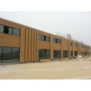 Hot Dip Galvanized Prefabricated Warehouse Shed , Light Prefab Storage Buildings