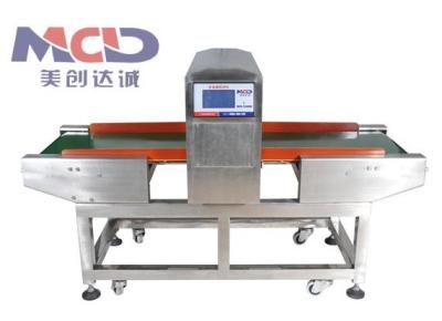 o CE material anticorrosivo do detector de metais MCD-F500QD do alimento alistou a exposição do LCD de 6 polegadas