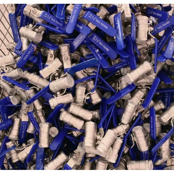 Атмосферный клапан Экономический женский нить Pn63 Sp НПТ шаровой клапан с ISO блокировочным устройством