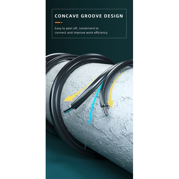 GJXH GJYXCH GJYXFCH FTTH Indoor 1 Core aerial Fiber Optic Cable