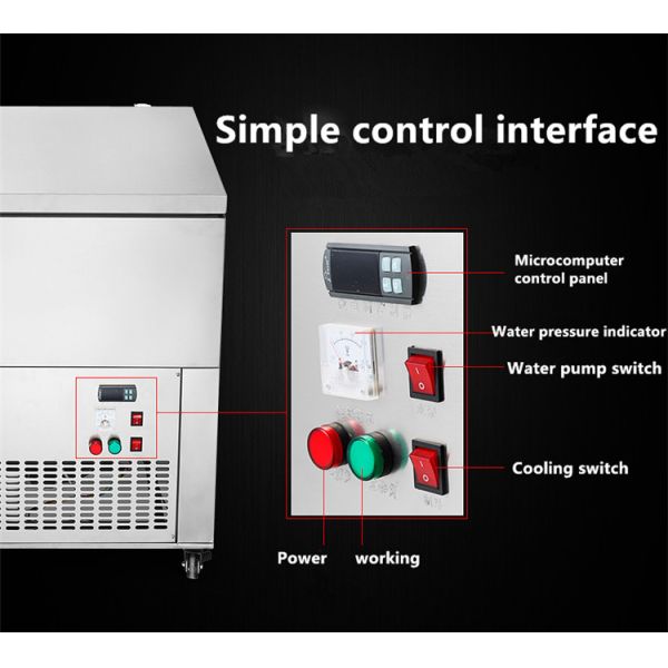 Commercial Cylindrical Ice Making Machine large Ice Block Freezing Machine ice block making machine on sale