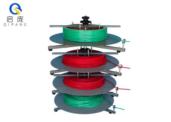 Steel Tube  Automatic Cable Coiling Machine Threading Pay - Off Rack 12 Months Warranty