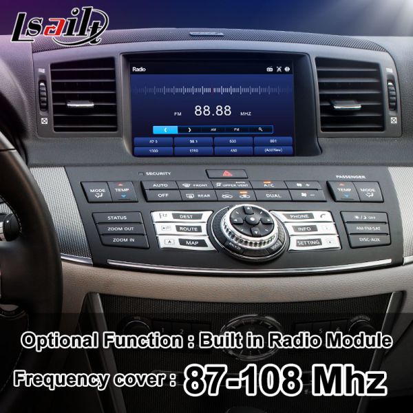 Мультимедиа автомобиля 8 дюймов показывают процессор RK3399/PX6 для Infiniti 2008-2010 M35 M45 M37