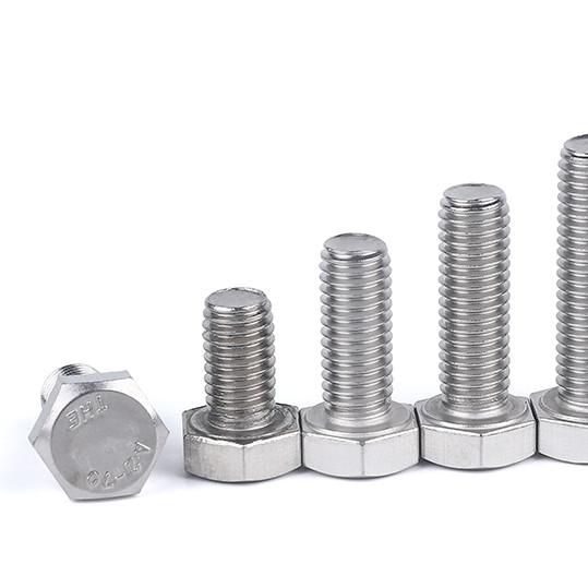 Structural Unc Thread Din933 304 Stainless Steel Bolts
