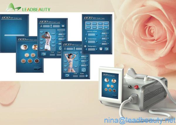 For salon use 20-70J/cm2 energy  diode laser hair removal machine