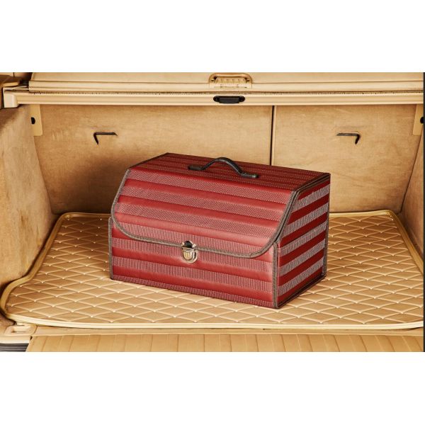 Folding Auto Interior Organizers , Car Storage Bag Vehicle Trunk Organizer