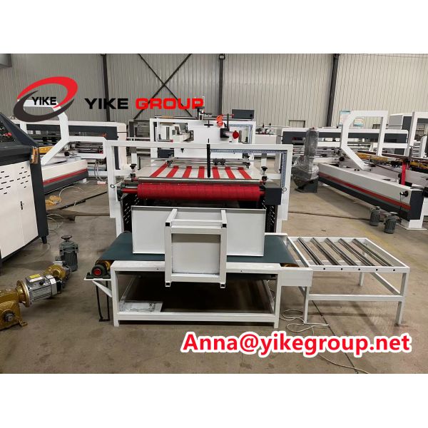 YK-2400 полуавтоматическая машина для склеивания папок для машины для изготовления картонных коробок Corrugados