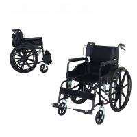 Fauteuil roulant médical de transport de balustrade Liftable pluse âgé avec le frein de la toilette 4