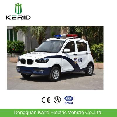 Carro-patrulha elétrico moderno de 72V 3.5KW, veículos elétricos espertos fechados da patrulha de segurança