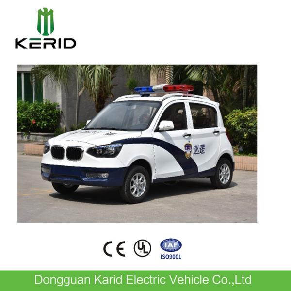 Carro-patrulha elétrico moderno de 72V 3.5KW, veículos elétricos espertos fechados da patrulha de segurança