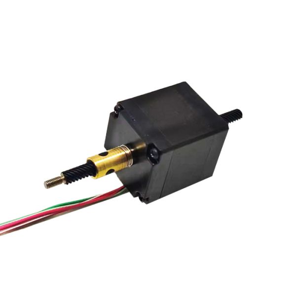 NEMA 11 motor passo-a-passo híbrido de ângulo de passo de 1,8 graus motor passo-a-passo de 2 fases com porca anti-retorno