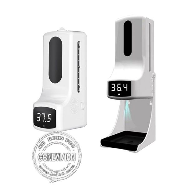 Сигнала тревоги температуры термометра инфракрасн K9 распределитель геля руки ан