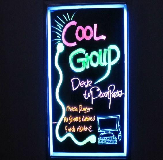 Led Advertising Sign Outdoor Moving Advertising Electronic Fluorescence Plates screen energy saving