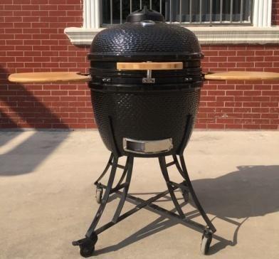 22inch Iron ceramic grill, ceramic BBQ, ceramic kamado, ceramic egg grill, ceramic oven and pizza oven