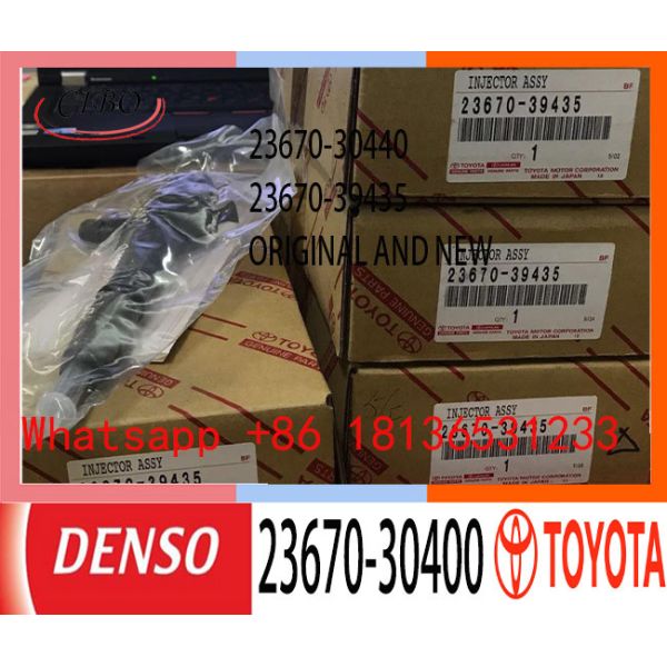 Injetor original DENSO 23670-30440 2367030440 23670-39435 295900-0250 295900-0200 Para Toyota Hiace Dyna 1KD-FTV