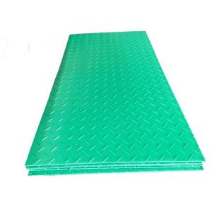 As estradas plásticas verdes duráveis da terra do HDPE inundam Mat For
