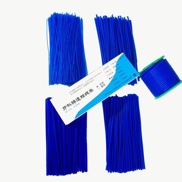Dental Casting Wax Line Sprue Stick Blue Wax Line Stick Dental Clinic Wax Bar Supply