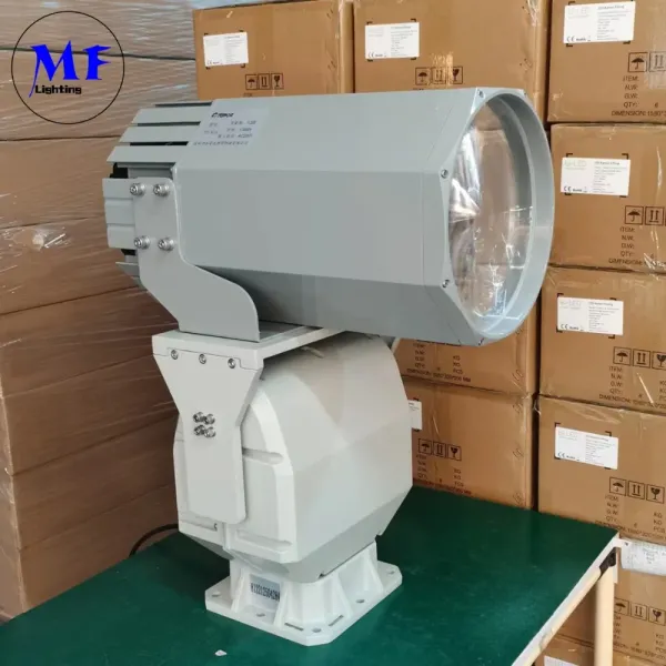 LED Spot Search Light 200W 300W IP66 Anti-corrosion en acier imperméable à l'eau 1000m 3000m Navires de mer Navires de mer Navires de recherche et de sauvetage à distance