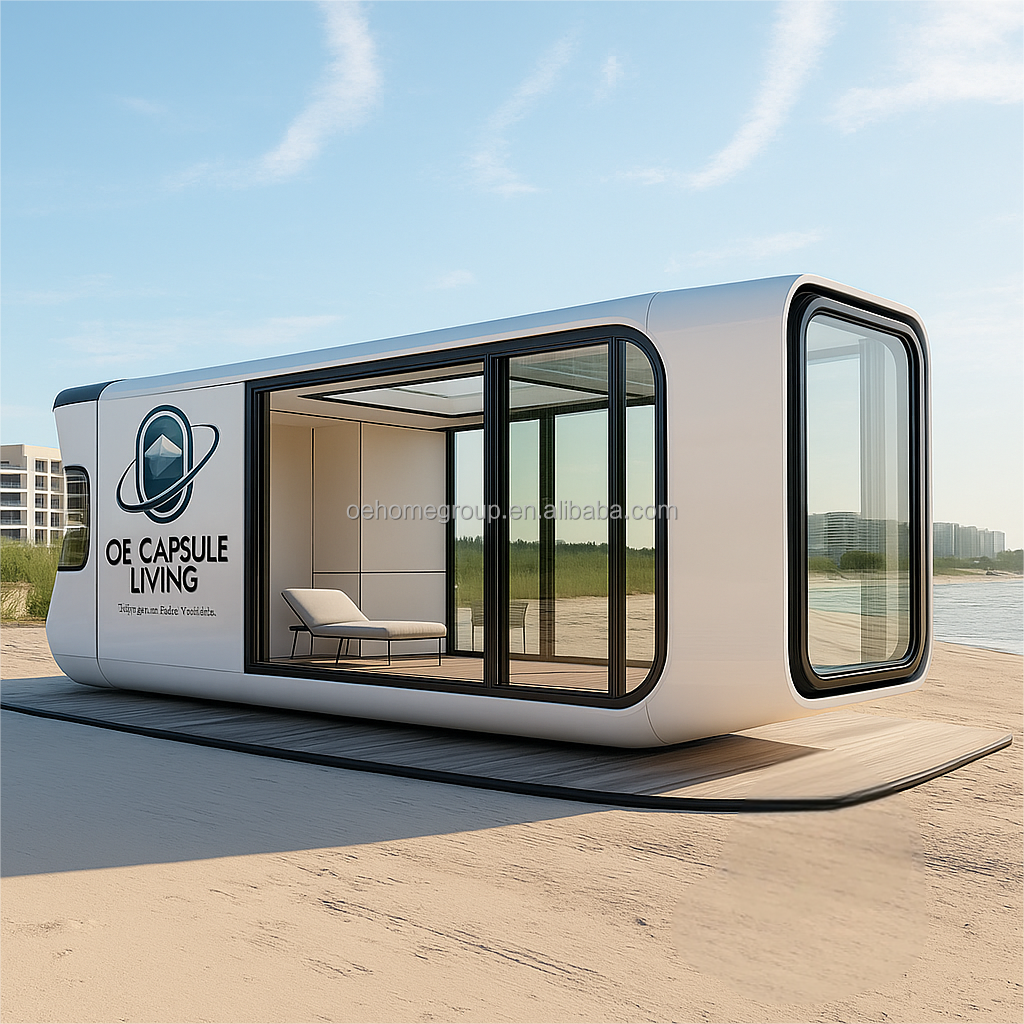 House Sleeping Hotel Container House Nature Resort Prefabricated Steel Construction For Families