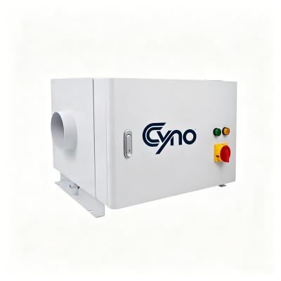 HRHB-10E Electrostatic Oil Mist Purifier with Stainless Steel Pre-filter and High-Low Voltage Split Electric Field for 200mg/m³ Capture
