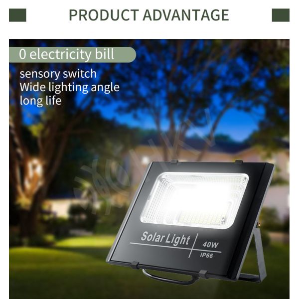 Solar Powered IP65 High Power LED Floodlight Outdoor Security Lights For Garden , Lawn