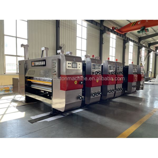 Автоматическая 3-цветовая печатная режущая машина для гофрированного картона