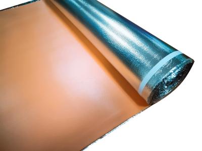 Orange Silver Foil Underlay Comfort Step IXPE Underlay For Wood Floor