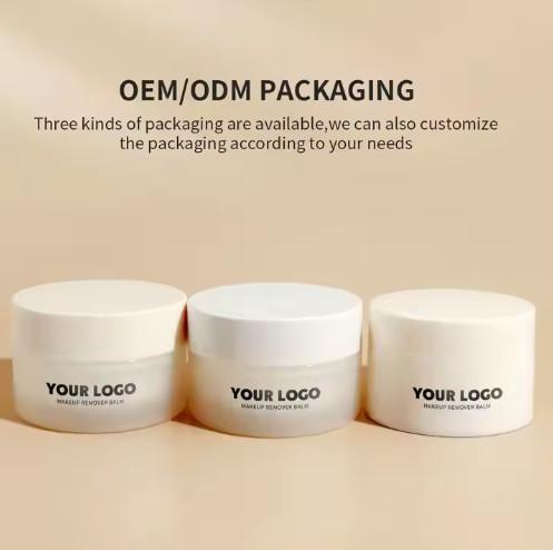 Vente en gros de crème de nettoyage en profondeur Balsame de nettoyage pour démaquillant Démaquillant pour soins de la peau Naturel Balsame de démaquillant pour le visage