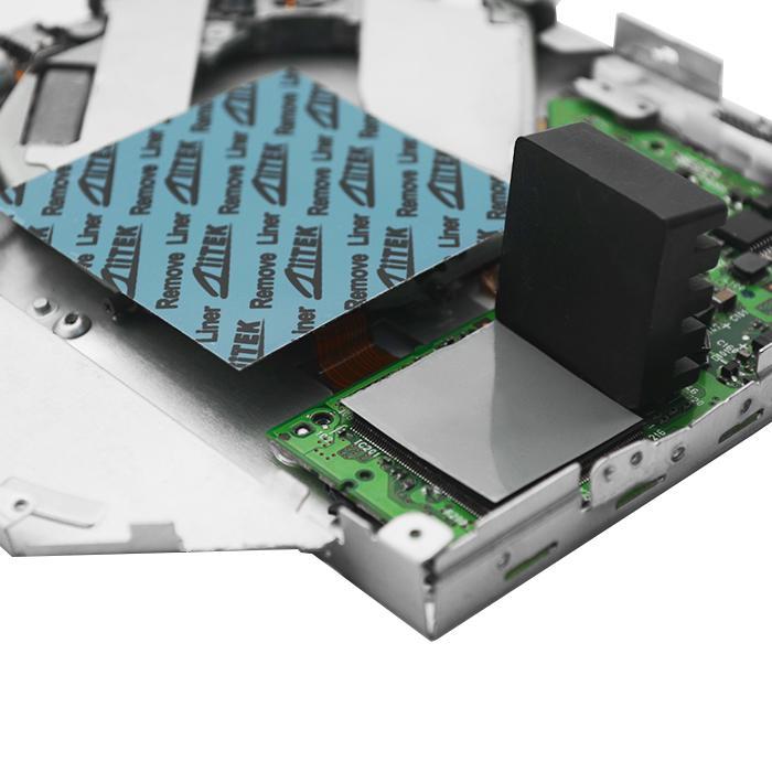 5.0W/MK Thermal Conductive Pad Designed For Easy Application With Naturally Tacky Surface And No Additional Adhesive Coating Needed