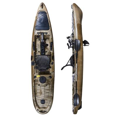 Foot Pedal Kayak Touring Fish Ocean Angler Sit On Top Fishing Kayak