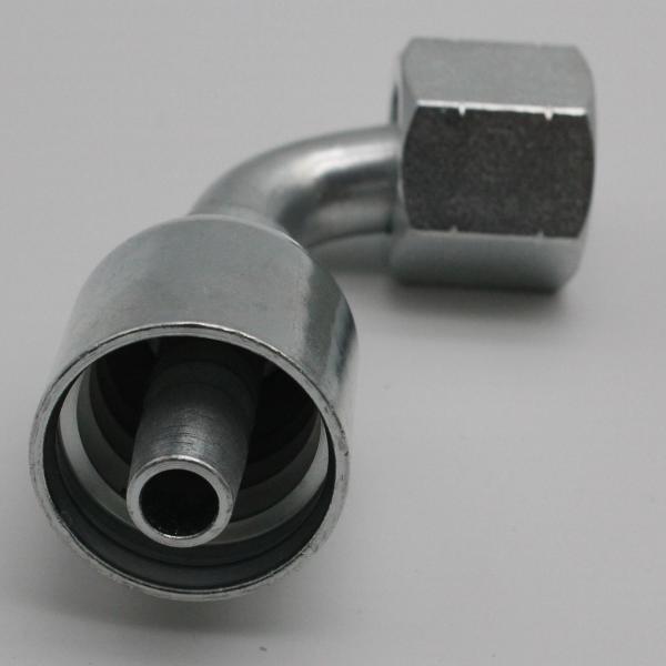 Female ORFS Swivel 45 Elbow Hydraulic Fitting Forged Stainless Steel Material 15943-8-6