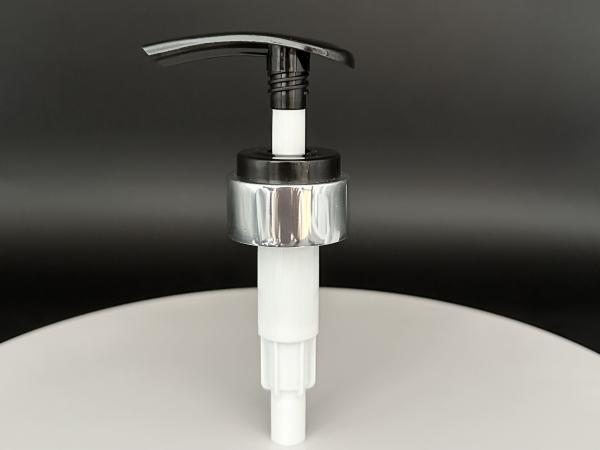 Fornecimento rápido Não derramamento Loção de prata preta bomba para embalagem de luxo cosméticos Creme corporal