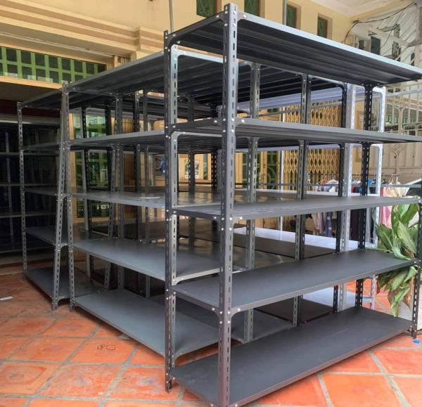 Light Duty Boltless Shelving Angle Steel Rack 100kg Capacity