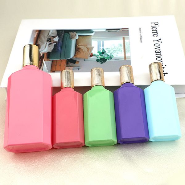 Perfume Bottle, High-Grade 25ml Screw Shaped Square Bottle, 110ml Glass Bottle, Perfume Bottle, Small Sample