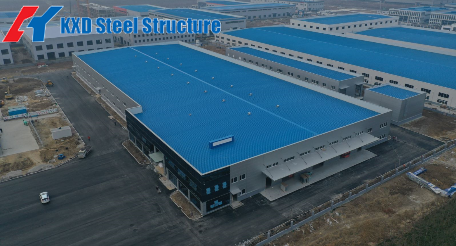 Heavy Duty Steel Structure Warehouse for Industrial and Commercial Applications with Customizable Options