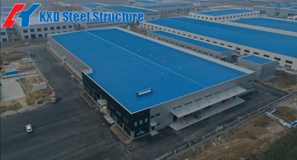 Heavy Duty Steel Structure Warehouse for Industrial and Commercial Applications with Customizable Options